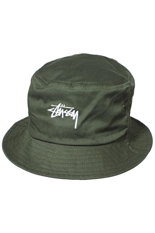 Stussy Mens Stock Bucket Hats Green - JSXCG3159